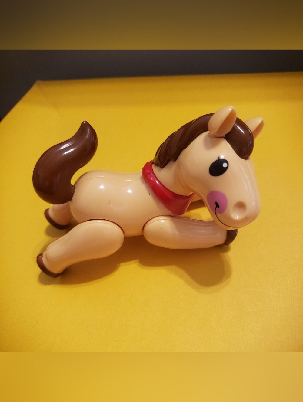 Horse Toy with Red Collar - TOLO